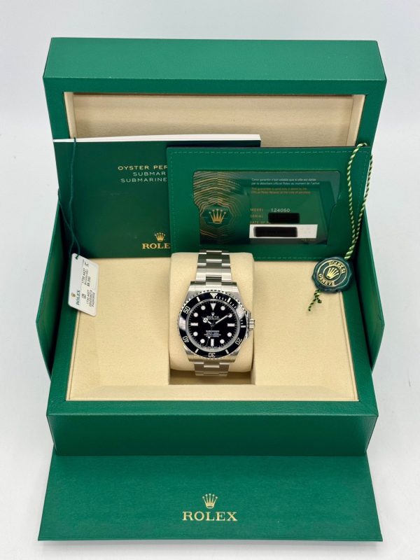 2025 Rolex Submariner 41mm 124060 Stainless Steel Black Dial (Unworn) for sale
