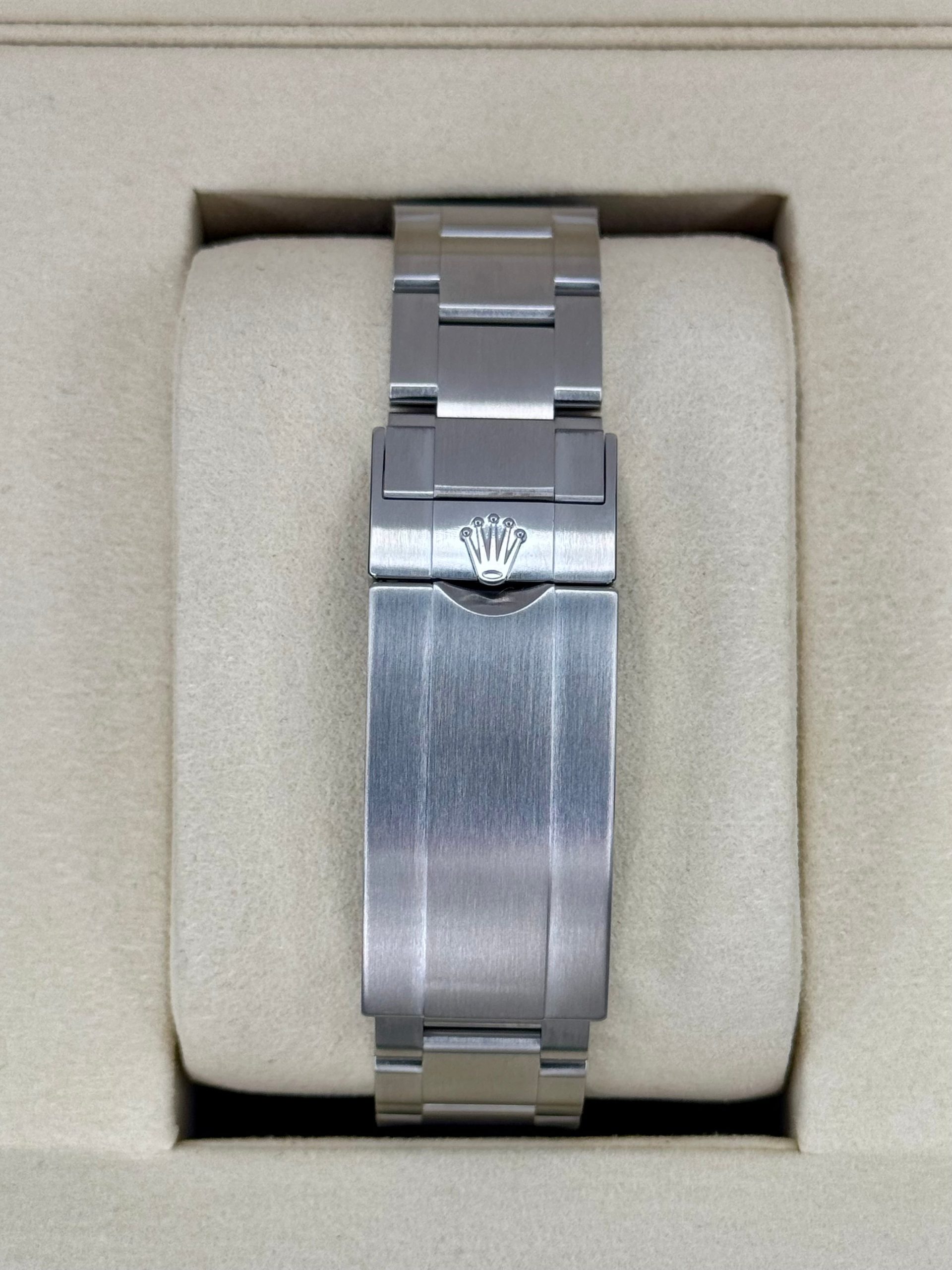 Rolex Submariner 124060 dial and case detail