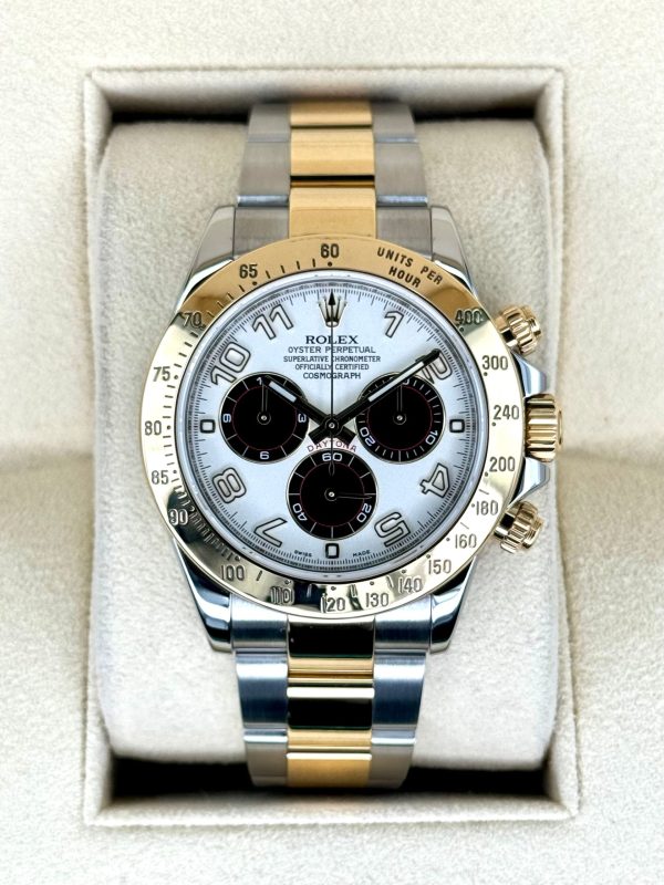 2019 Rolex Daytona 40mm 116523 116523 Panda Arabic Racing Dial for sale