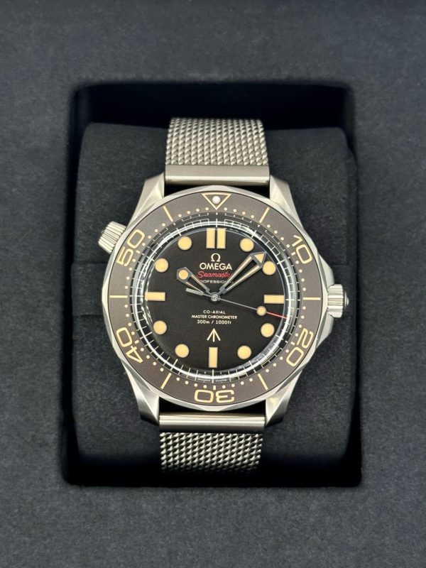2023 Omega Seamaster Diver 300M 007 42mm Titanium Brown Dial for sale