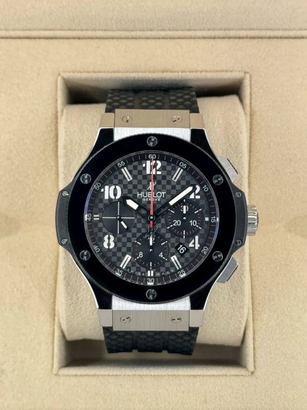 2010 Big Bang Chronograph Steele Ceramic 44mm Stainless Steel Black Dial for sale