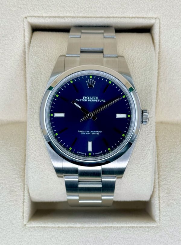 Rolex Oyster Perpetual 39mm 114300 Blue Dial (No. 2 of 2) for sale