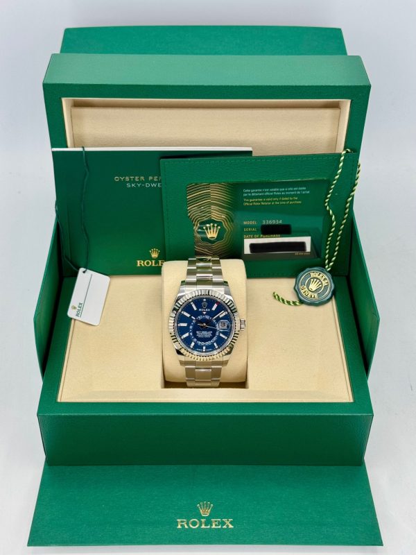 2025 Rolex Sky-Dweller 42mm 336934 Oyster Blue Dial (Unworn) for sale
