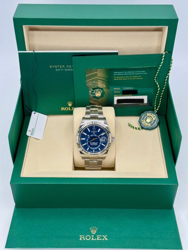 2025 Rolex Sky-Dweller 42mm 336934 Oyster Blue Dial (Unworn) for sale