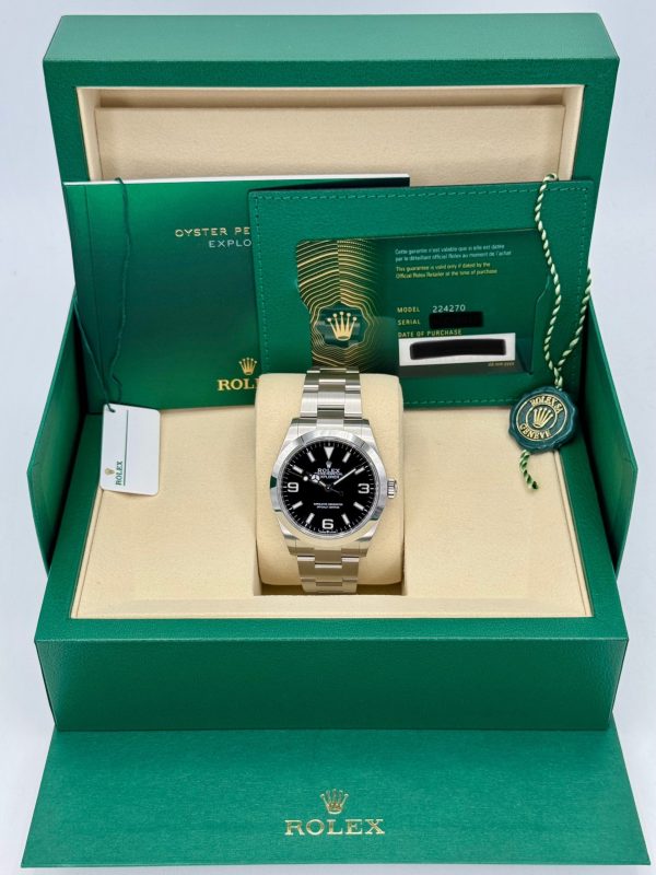 2025 Rolex Explorer 40mm 224270 Black Dial (Unworn) for sale
