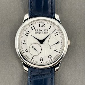 F.P.Journe Classique Chronomètre Souverain Platinum 40mm Silver Guilloche dial for sale