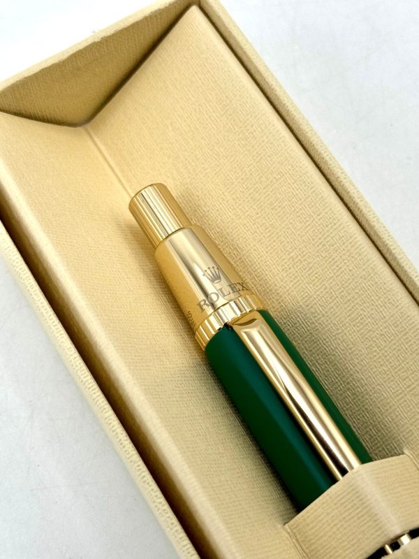 Rolex Ballpoint Pen Green Gold Collectible Pen VIP GIFT (Unworn) for sale