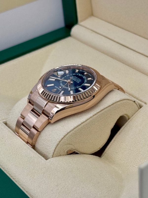 2023 Rolex Sky-Dweller 42mm 336935 Rose Gold Blue Dial for sale