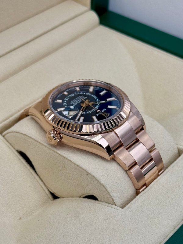 2023 Rolex Sky-Dweller 42mm 336935 Rose Gold Blue Dial for sale