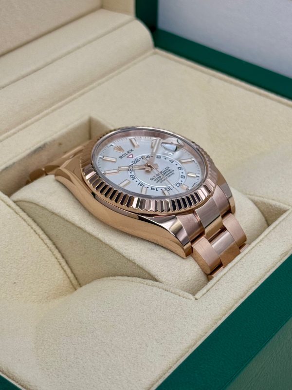 2023 Rolex Sky-Dweller 42mm 326935 Rose Gold White Dial for sale