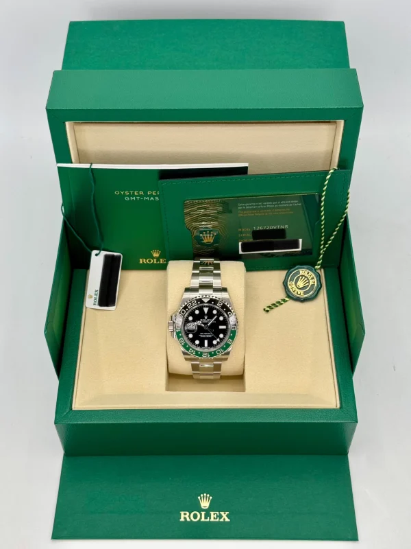 2026 Rolex GMT-Master II “Sprite” 40mm 126720VTNR-0001 Stainless Steel Oyster Bracelet Black Dial (Unworn) for sale