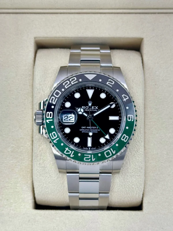 2026 Rolex GMT-Master II “Sprite” 40mm 126720VTNR-0001 Stainless Steel Oyster Bracelet Black Dial (Unworn) for sale