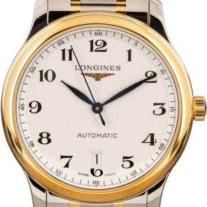 Longines Master White Arabic Dial for sale