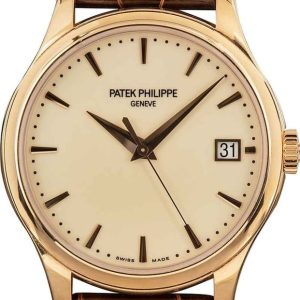 Patek Philippe Calatrava Ivory Dial for sale