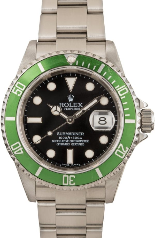 Rolex Submariner 16610V Green Bezel for sale