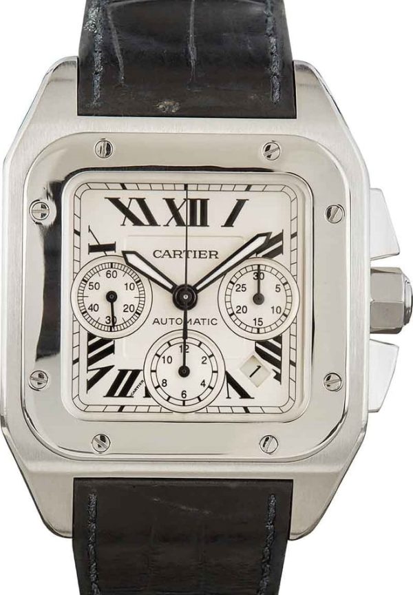 Used Cartier Santos 100 Stainless Steel for sale