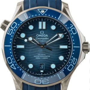 Pre-Owned Omega Seamaster Diver 300M Blue Dial for sale