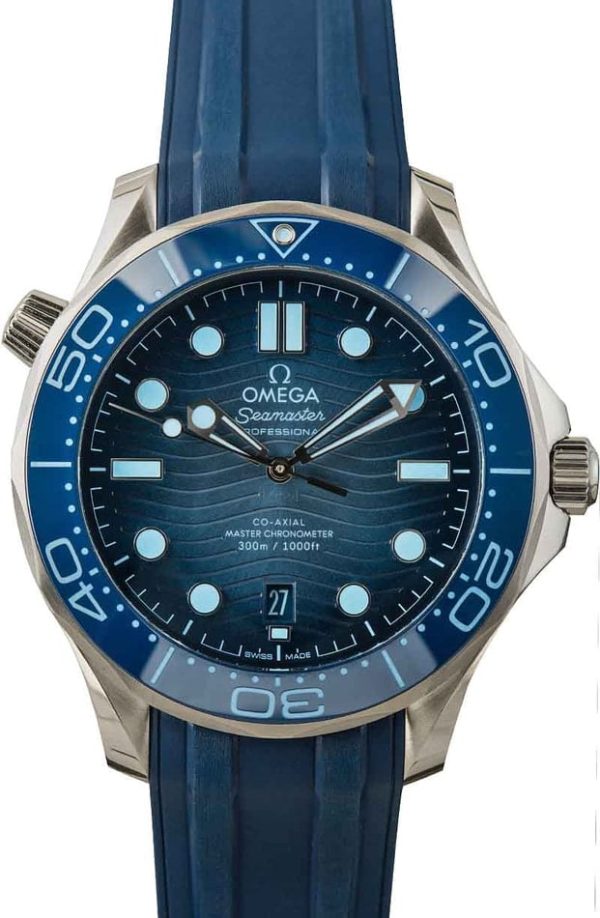 Pre-Owned Omega Seamaster Diver 300M Blue Dial for sale