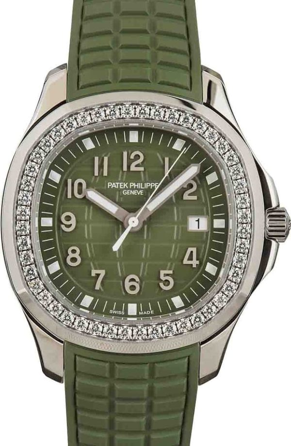 Ladies Patek Philippe Aquanaut Luce Green Dial for sale
