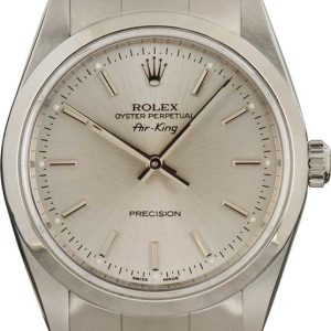 Rolex Air King 14000M Silver Dial for sale