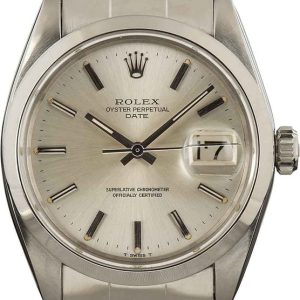 Rolex Date 1500 Silver Dial for sale