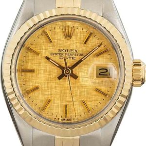 Ladies Rolex Date 6917 Steel & Yellow Gold for sale