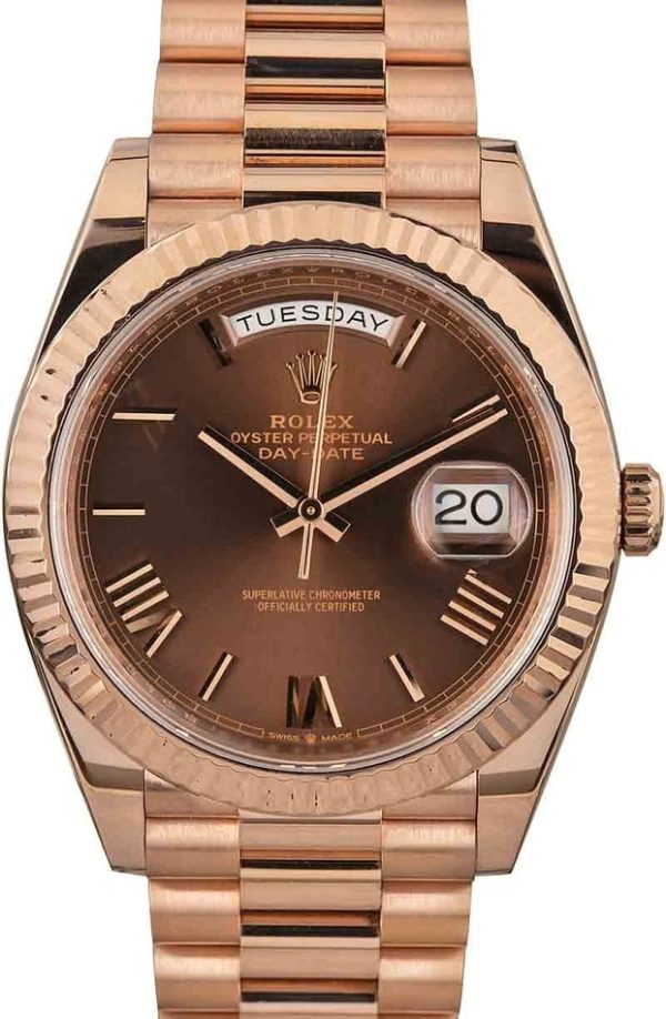 Rolex Day-Date 40 Ref 228235 Everose Gold for sale
