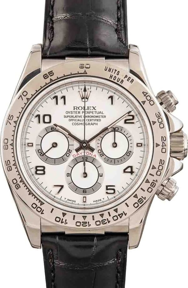 Rolex Daytona 16519 White Arabic Dial for sale