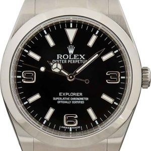 Rolex Explorer 214270 Black Mark I Dial for sale