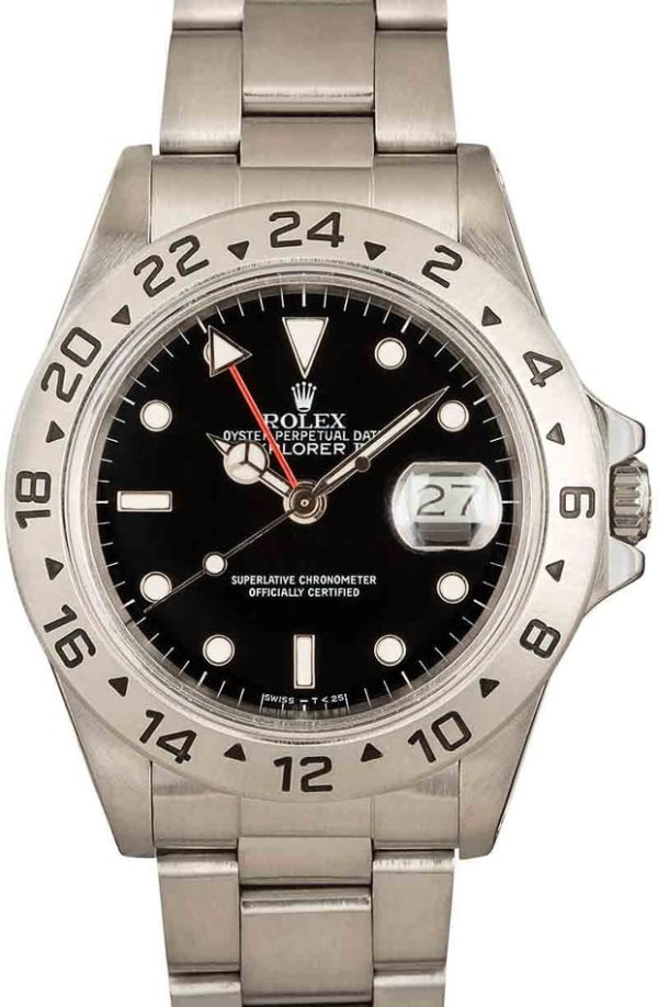 Pre-Owned Rolex Explorer 16550 Black Dial for sale