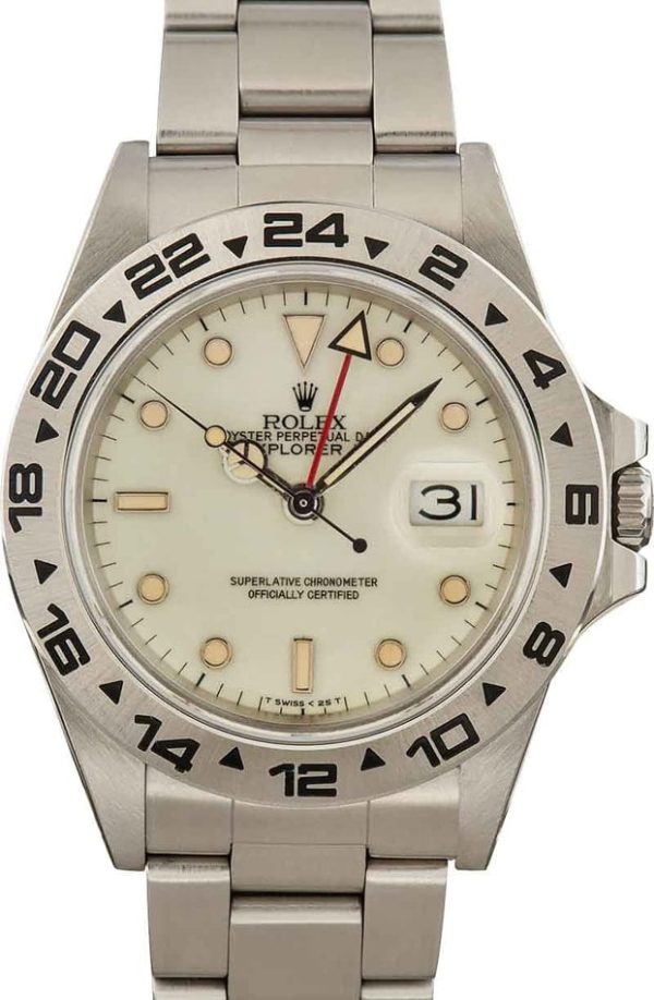 Vintage Rolex Explorer II 16550 Stainless Steel for sale