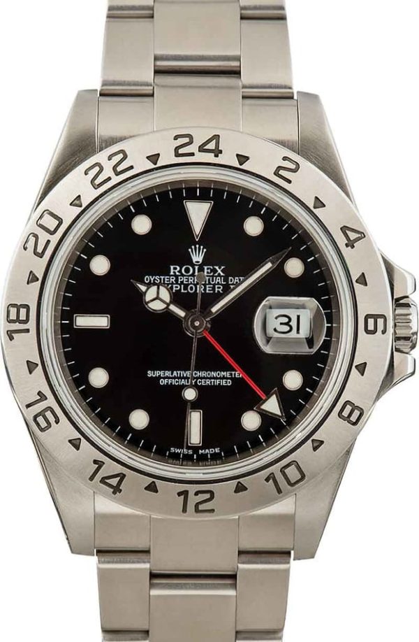 Men’s Rolex Explorer II 16570 Stainless Steel (No. 2 of 2) for sale