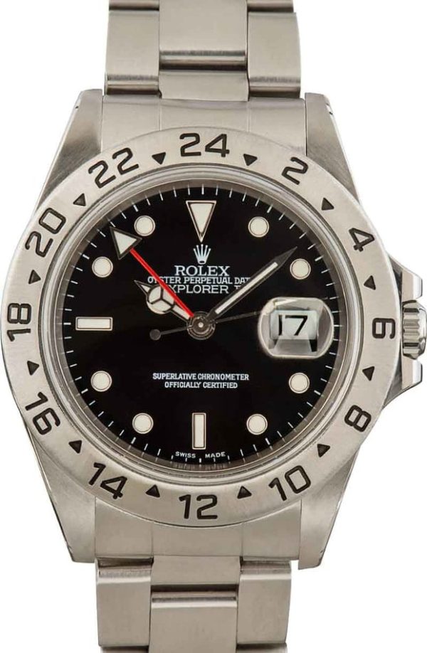 Pre-Owned Men’s Rolex Explorer II Ref 16570 for sale