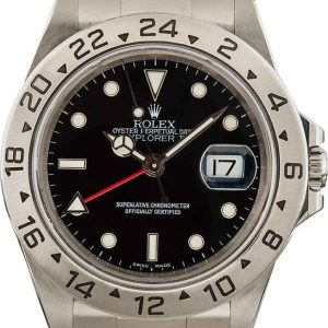 Mens Rolex Explorer II 16570 Black for sale