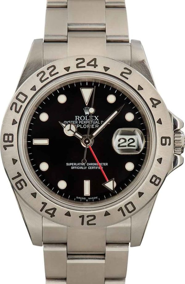 Rolex Explorer II 16570 Black Dial Watch for sale
