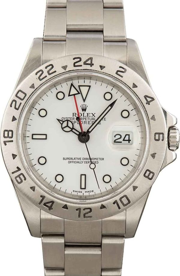 Rolex Explorer II Ref. 16570 White Polar Dial for sale