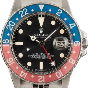 Vintage Rolex GMT Master 1675 Black Dial for sale