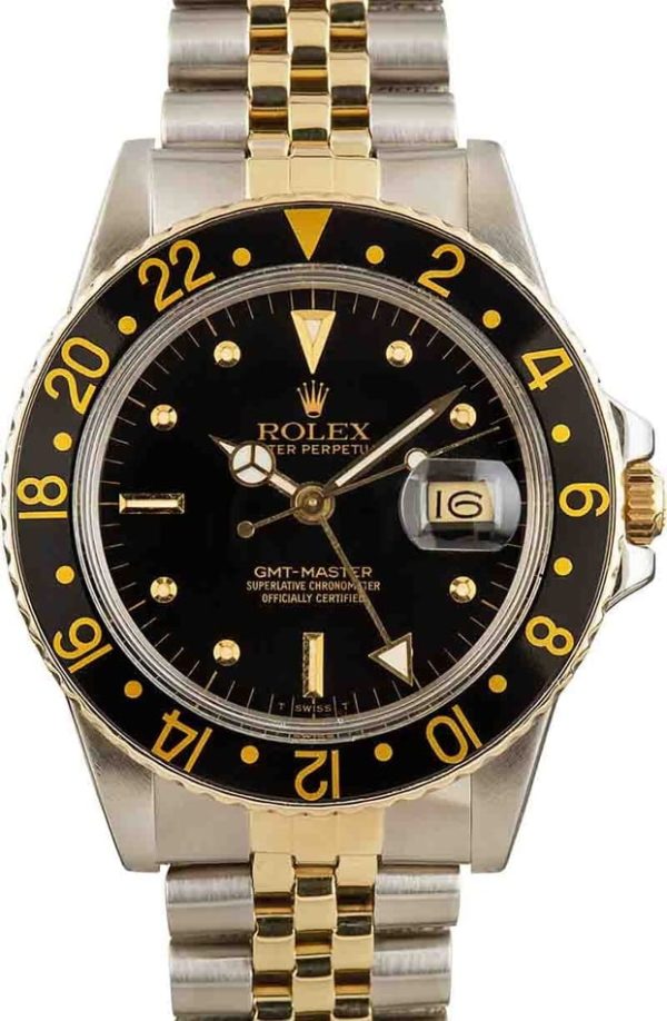 Rolex GMT-Master 16753 Steel & Gold for sale