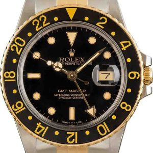 Pre-Owned Rolex GMT-Master 16753 Black Dial for sale