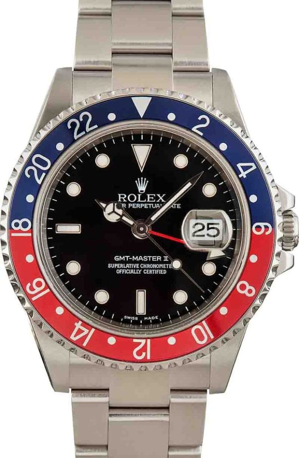 Rolex GMT-Master II Ref 16710 Pepsi for sale