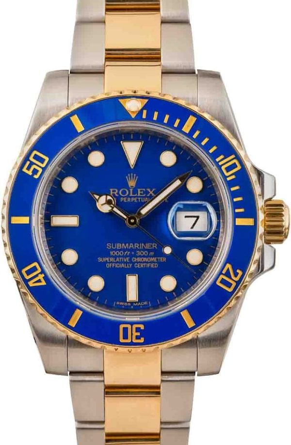 Rolex Submariner 116613 Matte Blue Dial for sale
