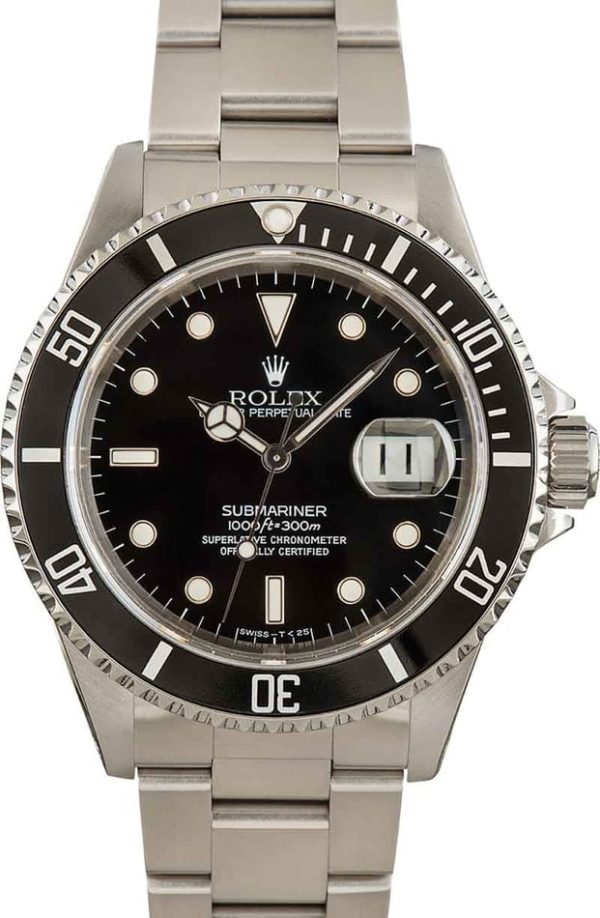 Rolex Submariner Black Dial 16610 for sale