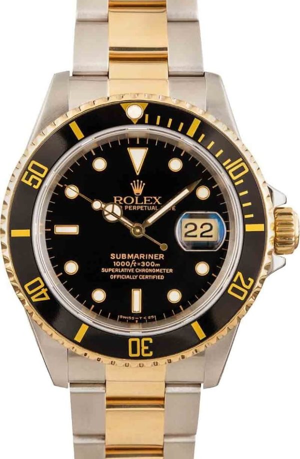 Rolex Submariner 16613 Black Dial Two-Tone for sale