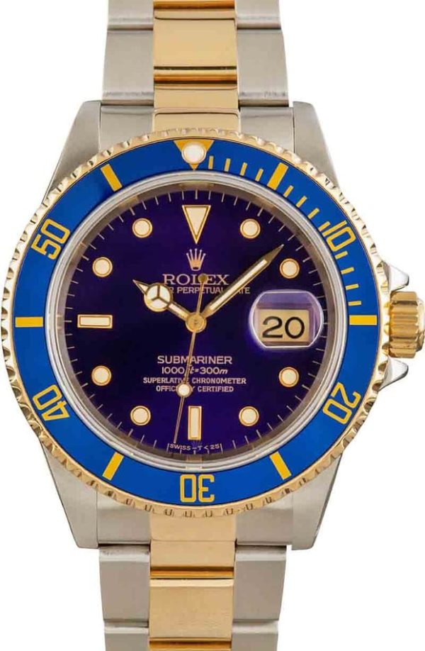 Rolex Submariner 16613 Blue for sale