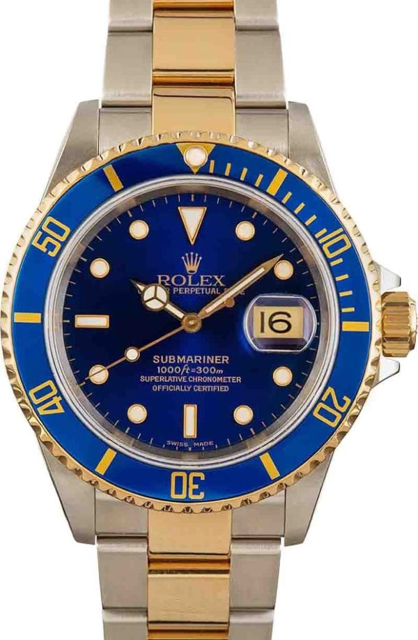 Men’s Rolex Submariner 16613 Two Tone for sale