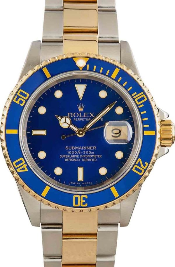 Rolex Submariner 16613T Blue for sale