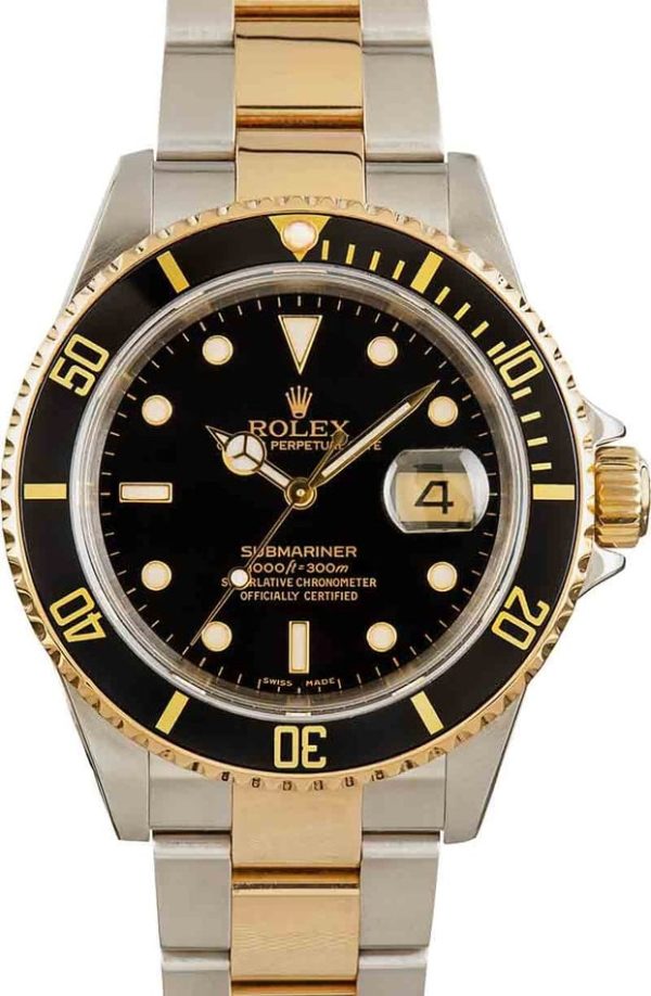 Rolex Submariner 16613T Two Tone Oyster for sale