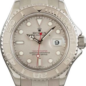 Pre-Owned Rolex Yacht-Master 16622 Platinum Dial for sale