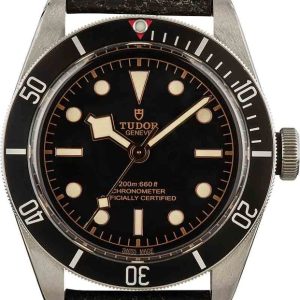 Tudor Heritage Black Bay 79230N Leather Strap for sale