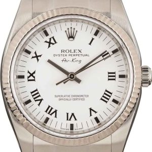 Rolex Air-King 114234 White Gold for sale